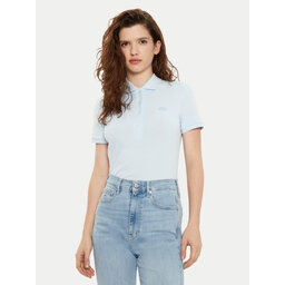Lacoste Lacoste Поло PF5462 Блакитний Slim Fit