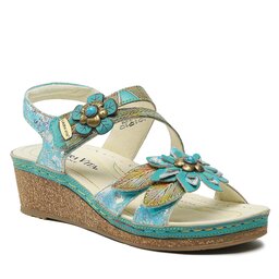 Laura Vita Sandały Laura Vita Fascineo 43 Turquoise