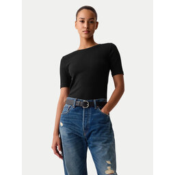 Gap Gap Marškinėliai 540635-01 Juoda Slim Fit