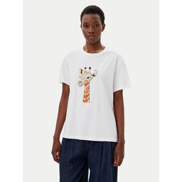 Liu Jo Liu Jo Футболка WA5230 JS904 Білий Regular Fit