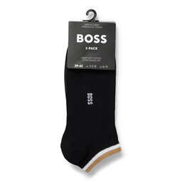 

Набір 2 пар низьких чоловічих шкарпеток Boss 50491192 Black 001, Чорний