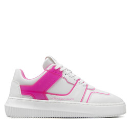 

Снікерcи Calvin Klein Jeans Chunky Cupsole Laceup Low Tpu YW0YW00690 White/Neon Pink 0LA, Білий