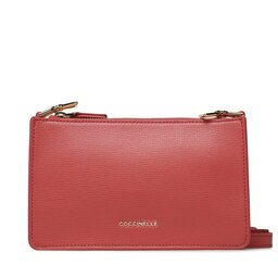 Coccinelle Дамска чанта Coccinelle MTF Arya Textured E5 MTF 55 01 01 Cranberry R54