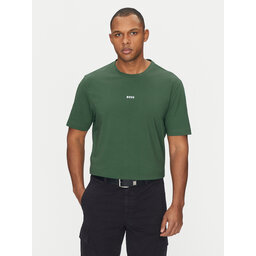 BOSS BOSS Póló Tchup 50473278 Zöld Relaxed Fit