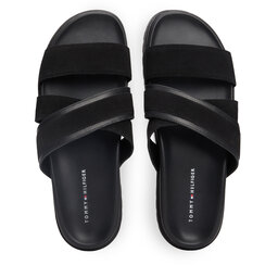 

Шльопанці Tommy Hilfiger Elevated Th Criss Suede Sandal FM0FM05065 Black BDS, Чорний