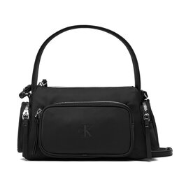 Calvin Klein Дамска чанта Calvin Klein Pocket Nylon Bag W/ Strap LV04F3132G Черен
