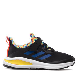 

Взуття adidas FortaRun El K HR1451 Core Black/Royal Blue/Impact Yellow, Чорний