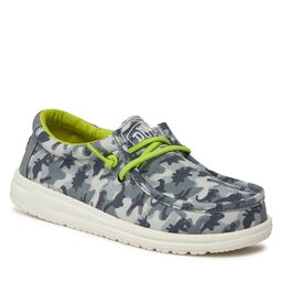 Hey Dude Półbuty Hey Dude Wally Youth Camodino 40043-425 Blue