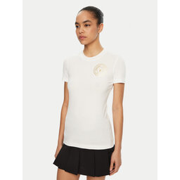 Versace Jeans Couture Versace Jeans Couture Póló 78HAHT00 Fehér Regular Fit