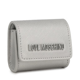 LOVE MOSCHINO Pouzdro na sluchátká LOVE MOSCHINO JC6451PP4IK2390B Stříbrná