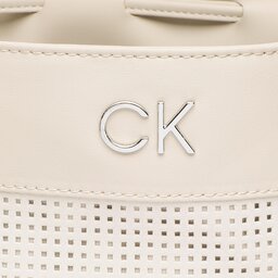 

Сумка Calvin Klein Re-Lock Drawstring Bag Perf K60K610635 Stoney Beige PEA, Écru