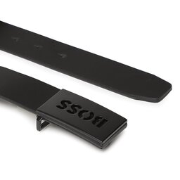 

Чоловічий ремінь Boss 50491905 Black 01, Чорний