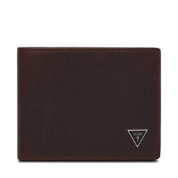 Guess Portafoglio piccolo da uomo Guess SMROVL LEA20 Marrone