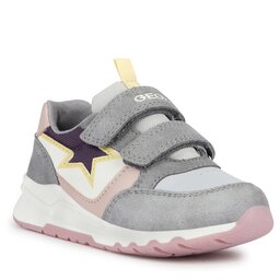 Geox Sneakers Geox B Pyrip Girl B364XB 022BC C1296 S Lt Grey/Pink