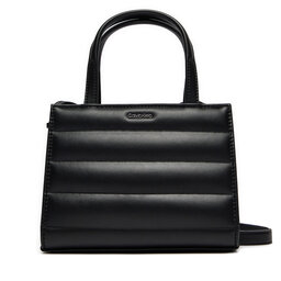 Calvin Klein Ročna torba Calvin Klein Line Quilt Mini Tote K60K612116 Črna