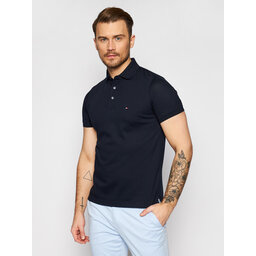 Tommy Hilfiger Tommy Hilfiger Pólóing 1985 MW0MW17771 Sötétkék Slim Fit