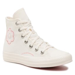 Converse Bambas Converse Ctas Hi A05195C Egret/Sunrise Pink/Black