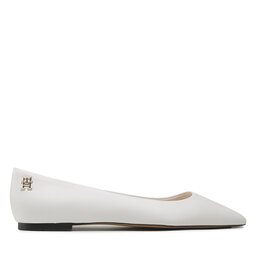 

Балетки Tommy Hilfiger Th Pointed FW0FW07242 Ecru YBL, Білий