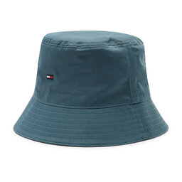 Tommy Hilfiger Kapelusz Tommy Hilfiger Essential Flag Bucket AM0AM09481 Zielony