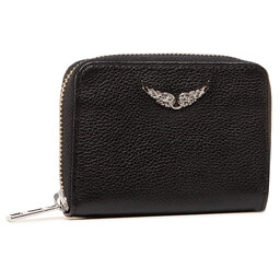 Zadig&Voltaire Mały Portfel Damski Zadig&Voltaire Mini Zv PWGAP4001F Black