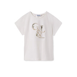 Mayoral Mayoral T-Shirt 854 Εκρού Regular Fit