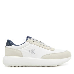 Calvin Klein Jeans Αθλητικά Calvin Klein Jeans Athleisure Runner Laceup Mix YM0YM01195 Λευκό