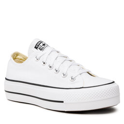 Converse Sneakers aus Stoff Converse Ctas Lift Ox 560251C White/Black/White