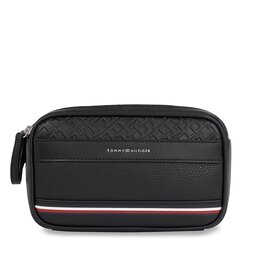 Tommy Hilfiger Kozmetični kovček Tommy Hilfiger Th Central Washbag Pu AM0AM11262 BDS