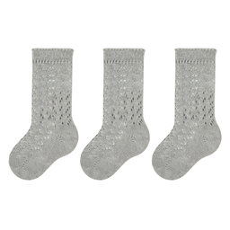 Condor Ankelstrumpor barn 3-pack Condor 2.518/2 Aluminium 0221