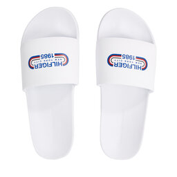 

Шльопанці Tommy Hilfiger Rwb Hilfiger Oly Pool Slide FM0FM05019 White YBS, Білий
