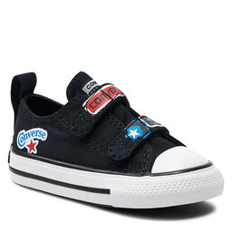 Converse Sneakers Converse Chuck Taylor All Star Easy On Sticker Stash A06359C Black/Fever Dream/Blue Slushy