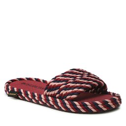 Bohonomad Šľapky Bohonomad Saint Tropez STT.091060.WTC Burgundy-Tricolor