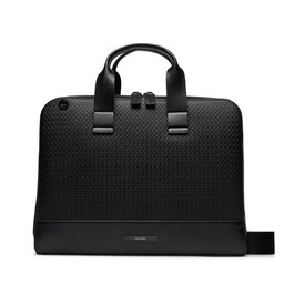 Calvin Klein Nešiojamo kompiuterio krepšys Calvin Klein Modern Bar Slim Laptop Bag Mono K50K511366 Black Nano Mono 0GL