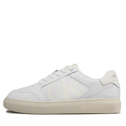 

Снікерcи Calvin Klein Jeans Casual Cupsole Lth-Pu Mono YM0YM00573 White/Ivory 0K7, Білий