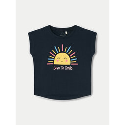 NAME IT NAME IT T-Shirt Vigea 13228175 Dunkelblau Regular Fit