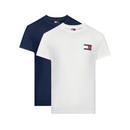 Tommy Jeans Tommy Jeans Pack de 2 camisetas Ess Flag DM0DM22143 De color Slim Fit
