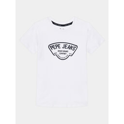 Pepe Jeans Pepe Jeans Camiseta Regen PB503848 Blanco Regular Fit