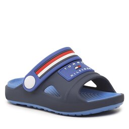 Tommy Hilfiger Παντόφλες Tommy Hilfiger Stripes Comfy Sandal T3X2-32914-0083 M Blue/Royal X605