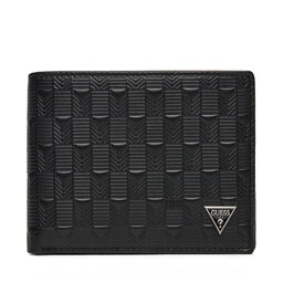 Guess Mazs vīriešu maks Guess SMMADL LEA20 Melns