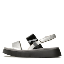 

Босоніжки Fly London Curafly P501318009 Silver/Black, Срібний