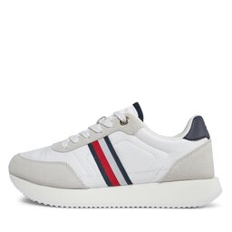 

Снікерcи Tommy Hilfiger Essential Runner Global Stripes FW0FW07831 White YBS, Білий