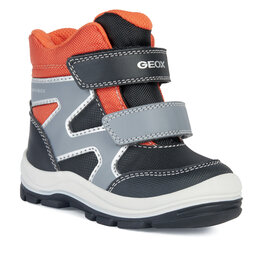 Geox Vinterskor Geox B Flanfil Boy B Abx B263VD 0CEFU C0038 M Black/Orange