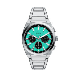 Fossil Hodinky Fossil Everett Chronograph FS6117 Stříbrná