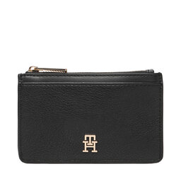 Tommy Hilfiger Geldbörse Tommy Hilfiger Th Icon Long Cc Holder AW0AW18867 Schwarz