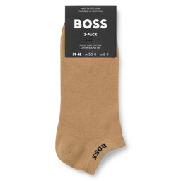 

Набір 2 пар низьких чоловічих шкарпеток Boss 50467730 Medium Beige 261, Бежевий