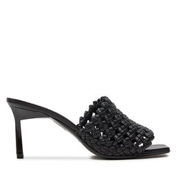 Calvin Klein Παντόφλες Calvin Klein Heel Mule Sandal 70 Latt HW0HW02144 Μαύρο