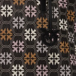 

Сумка Pinko Carrie Shopper Big PE 24 PLTT 102832 A1EM Nero/Marro M7Q, Чорний