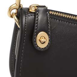 

Сумка Coach Glvt Lth Swinger 20 C2643 B4/Black, Чорний