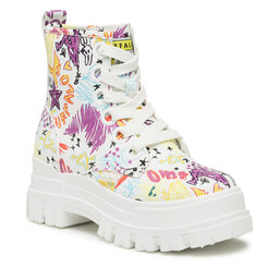 Buffalo Ορειβατικά παπούτσια Buffalo Aspha Lace Up Hi 1622282 White Graffiti