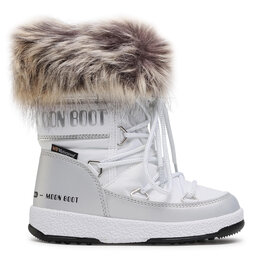 

Снігоходи Moon Boot Mb Jr Girl Monaco Low Wp 34052400001 M White/Silver, Білий